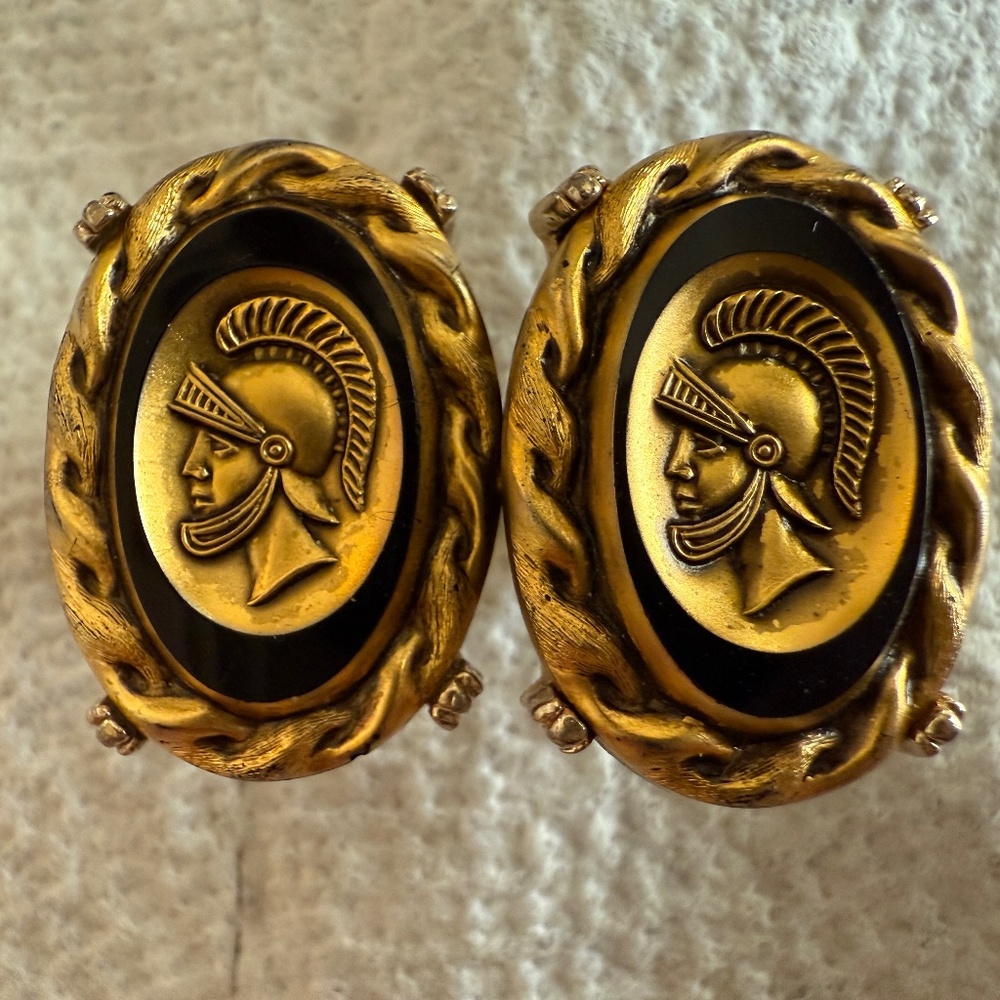Vintage Swank Roman Centurion Cufflinks